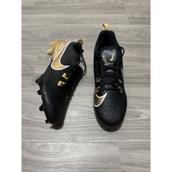 Nike Vapor Edge Speed 360 2 Black/Metallic Gold Mens Size 12.5 New FN7764-006 - Picture 3 of 6